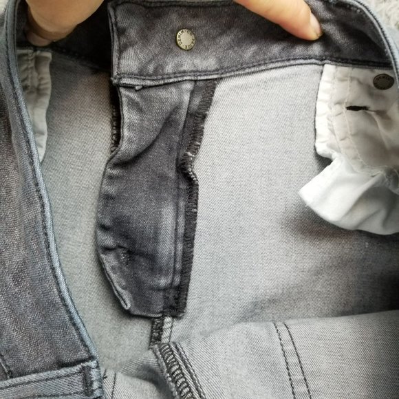 Paige Jeans Womens 32 Verdugo Gray Stretch Mid Rise Ultra Skinny - Picture 13 of 16